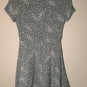 PacSun Green Floral Mini Dress